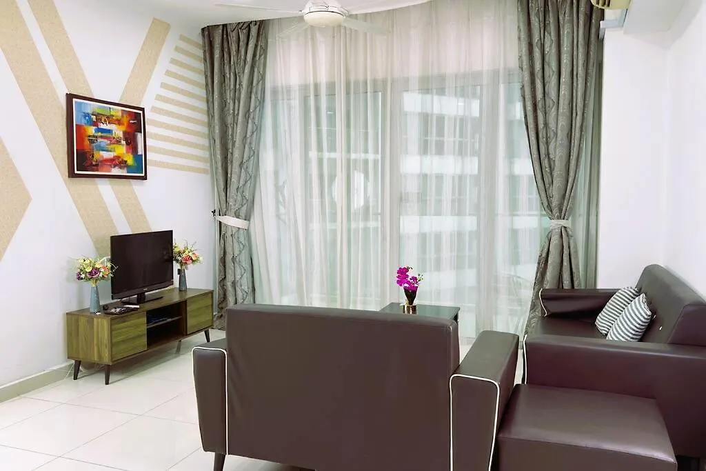 Luxury 2Br2Br Service Apartment At Regalia Residence Kl Kuala Lumpur Malesia